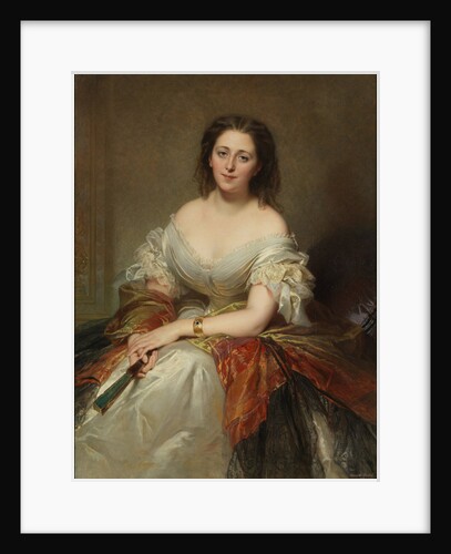 Portrait of Maria Countess Walewska, 1859 by Louis Edouard Dubufe