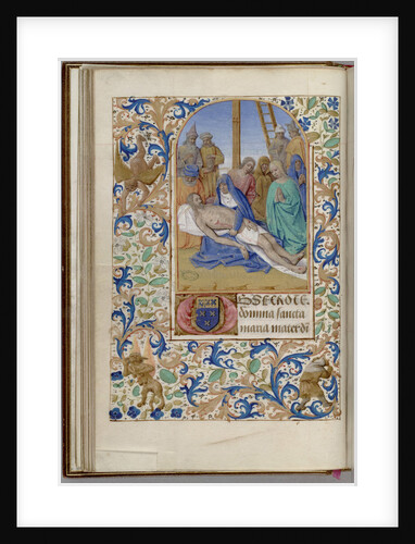 Pietà (Book of Hours), 1450-1499 by Jean Fouquet