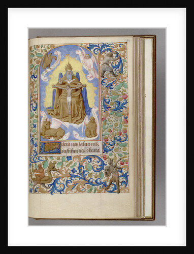 Gnadenstuhl (Book of Hours), 1450-1499 by Jean Fouquet