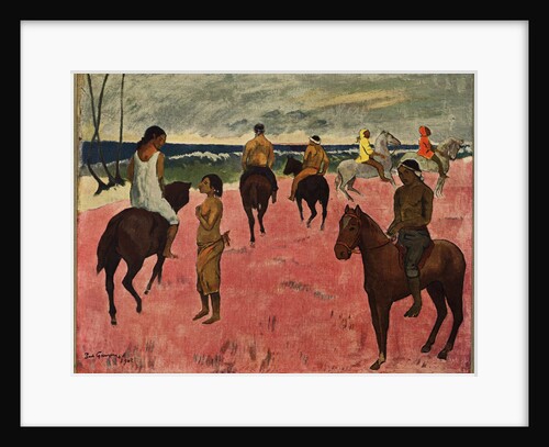 On Horseback at Seashore, 1902 by Paul Eugéne Henri Gauguin