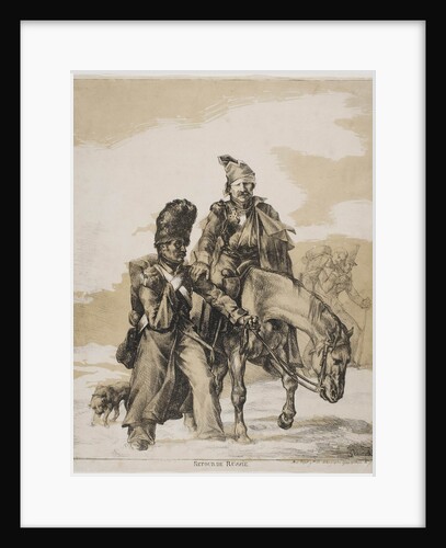 The Retreat from Russia, ca 1818 by Théodore Géricault