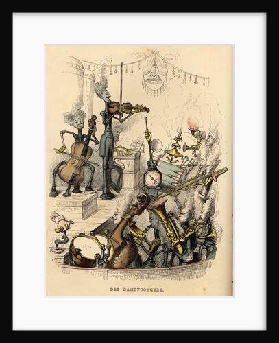 Steam Concert, 1844 by Jean-Jacques Grandville