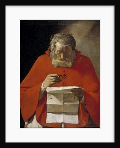 Saint Jerome reading a letter, ca. 1628-1629 by Georges de La Tour