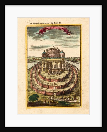 Fortress of Semiramis, 1719 by Alain Manesson Mallet