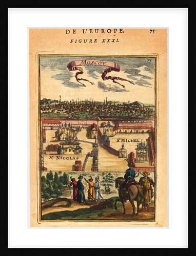 Moscow, 1683 by Alain Manesson Mallet