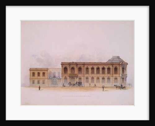 The Stroganov Palace in Saint Petersburg. Facade, 1863 by Jules Mayblum