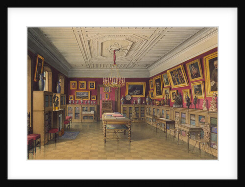 The Stroganov Palace in Saint Petersburg. Library, 1865 by Jules Mayblum