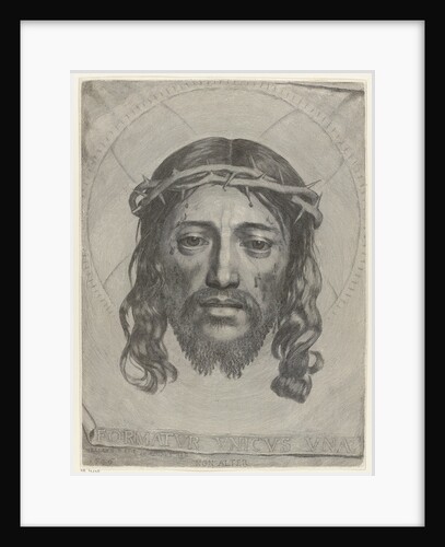 The veil of Saint Veronica, 1949 by Claude Mellan