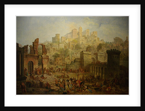 Massacre of Jews in Metz during the First Crusade by Auguste Migette