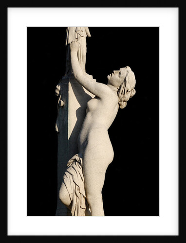 Cassandra seeking the protection of Pallas, 1877 by Aimé Millet