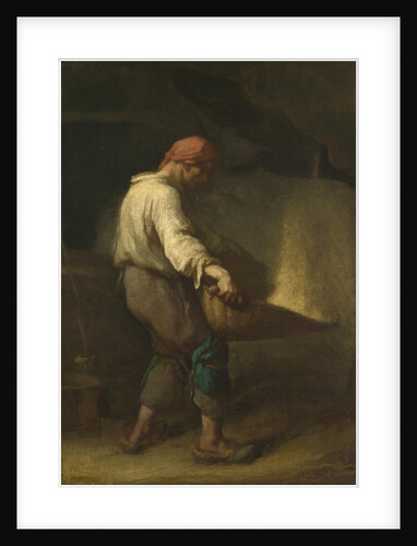 The Winnower, c. 1847 by Jean-François Millet