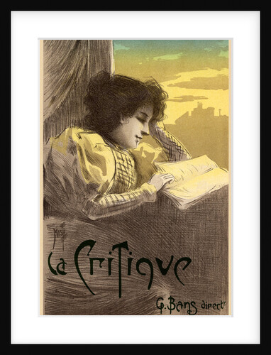 Journal La Critique (Poster), 1900 by Ferdinand Misti-Mifliez