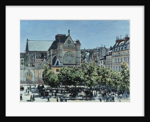 Saint-Germain lAuxerrois, 1867 by Claude Monet