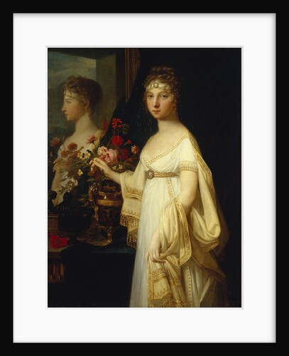 Portrait of Empress Elizabeth Alexeievna, Princess Louise of Baden, 1802 by Jean Laurent Monnier