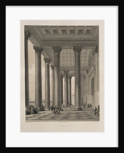 The north portal of the Saint Isaacs Cathedral by Auguste de Montferrand