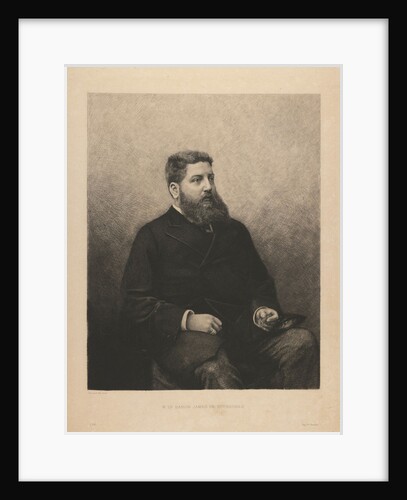 Portrait of James-Edouard de Rothschild, 1870s by Daniel Charles Marie Mordant