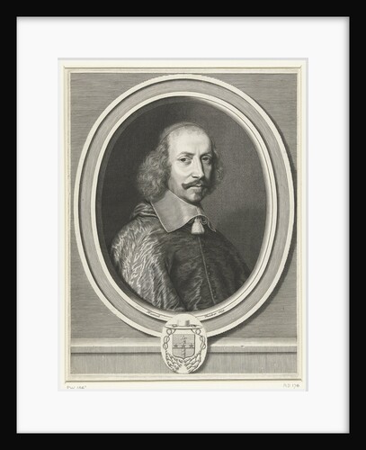 Portrait of Cardinal Mazarin, 1655 by Robert Nanteuil