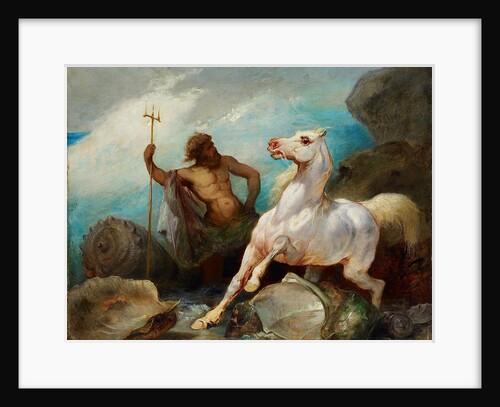 Neptune Creating the Horse, ca 1845 by Édouard Alexandre Odier