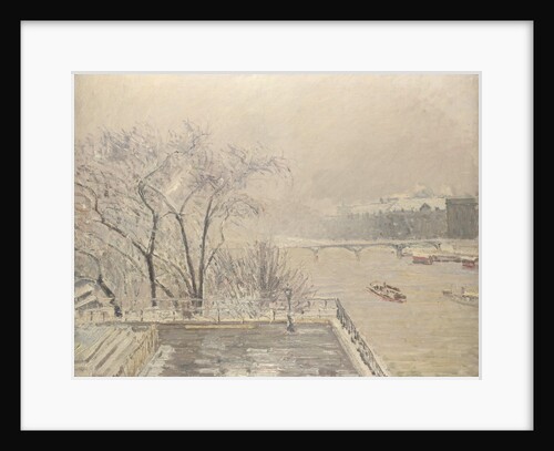 The Louvre under Snow, 1902 by Camille Pissarro