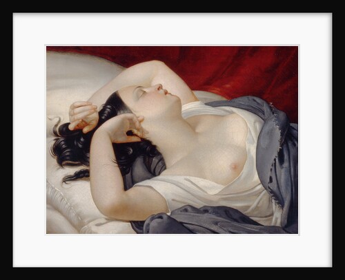 Sleeping Italian Woman, 1840s by Eugéne Pluchart