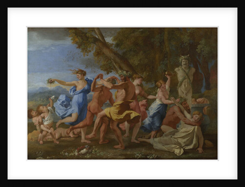 A Bacchanalian Revel before a Herm, 1632 by Nicolas Poussin