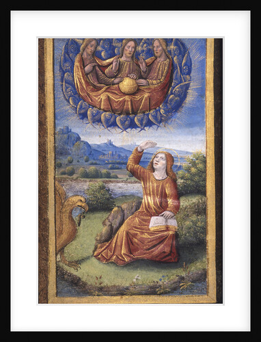 The Holy Trinity (from Lettres bâtardes), ca 1490-1510 by Jean Poyet