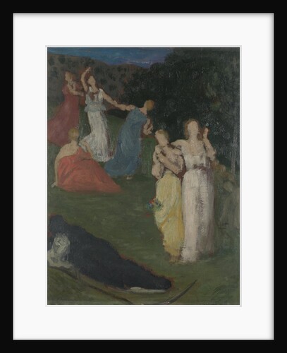 Death and the Maiden, before 1872 by Pierre Cécil Puvis de Chavannes