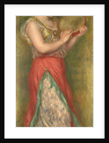 Dancing Girl with Tambourine, 1909 by Pierre Auguste Renoir