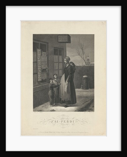 Jai Perdu!, 1824 by Adolphe Roehn