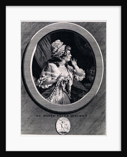 Au moins soyez discret!, 1789 by Augustin de Saint-Aubin