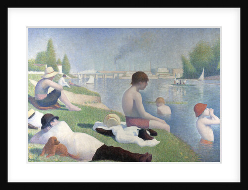 Bathers at Asnières (Baigneurs a Asnières) by George Pierre Seurat