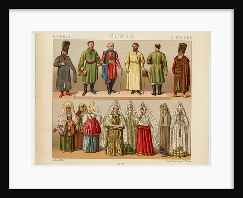 Russian Dress, 1880 by Daniel Urrabieta Vierge