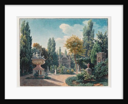 Monument of Diane de Poitiers in the Jardin du cloître des Petits-Augustins, 1815 by Jean-Lubin Vauzelle