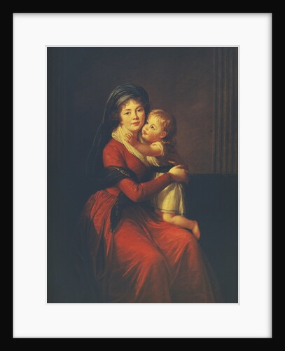Portrait of Princess Alexandra Golitsyna with her son Pyotr, 1794 by Marie Louise Elisabeth Vigée-Lebrun