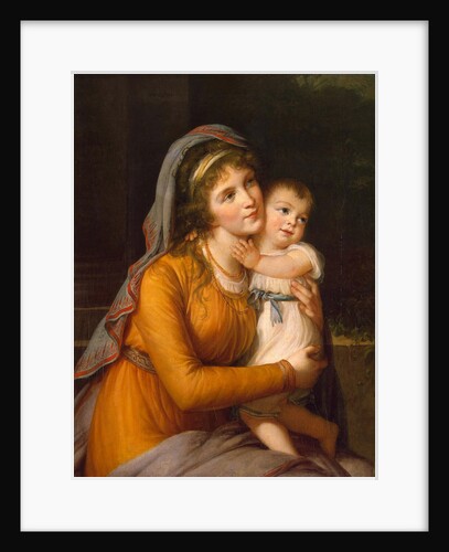 Portrait of Baroness Anna Sergeyevna Stroganova with Her Son, c. 1800 by Marie Louise Elisabeth Vigée-Lebrun