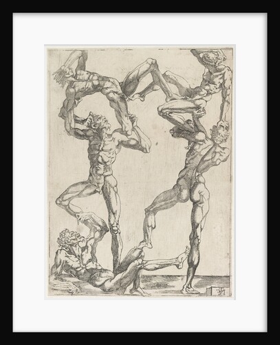 Pyramid of Five Men, ca 1543 by Juste de Juste