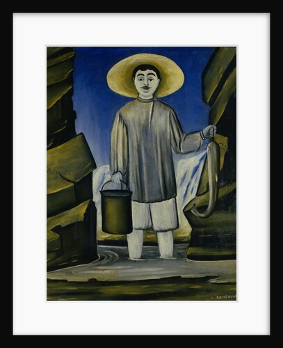 Fisherman among the rocks, 1906 by Niko Pirosmani