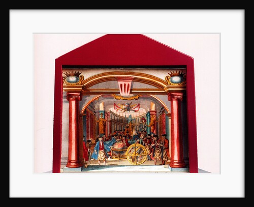 Diorama: Masonic Germany (The Temple of Masonic Treasures), 1750 by Anonymous