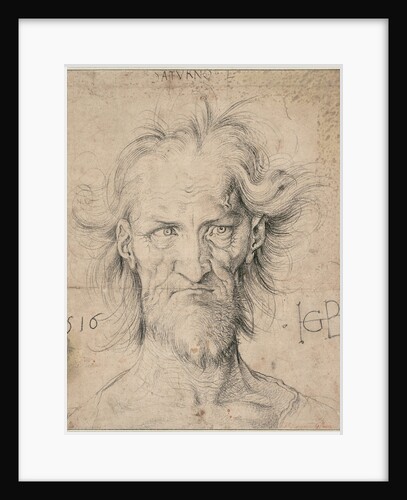 Head of a Bearded Old Man (Saturn), 1516 by Hans Baldung