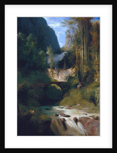 Gorge near Amalfi, 1831 by Carl Blechen
