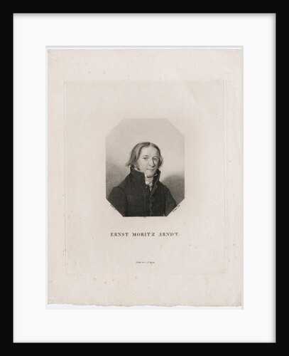 Portrait of Ernst Moritz Arndt, 1817 by Friedrich Wilhelm Bollinger
