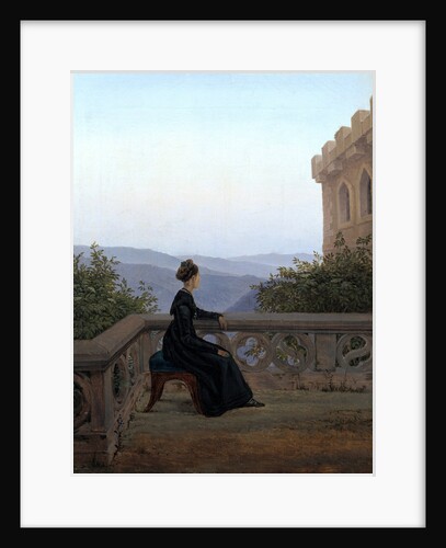 Woman on the Balcony, 1824 by Carl Gustav Carus