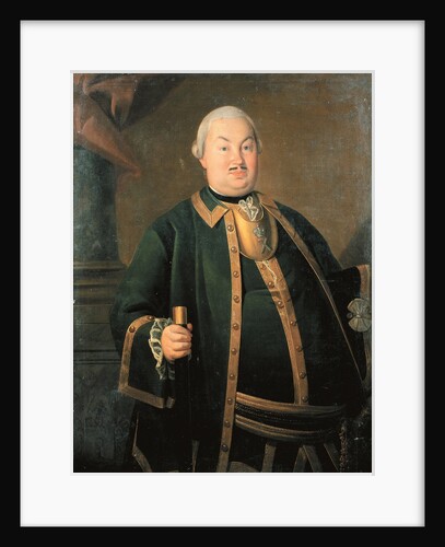 Portrait of the General Fyodor Berchman, 1762 by Carl Ludwig Johann Christineck