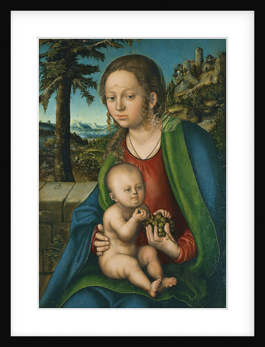 The Virgin with Child with a Bunch Grapes, ca 1509-1510 by Lucas Cranach the Elder