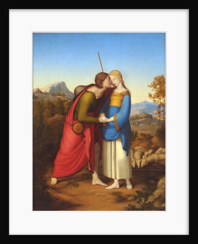 Jacob Meeting Rachel at the Well, c. 1826 by Anton Josef Dräger