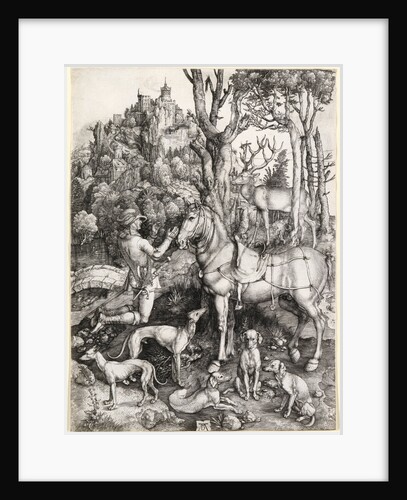 The Vision of Saint Eustace, c. 1501 by Albrecht Dürer