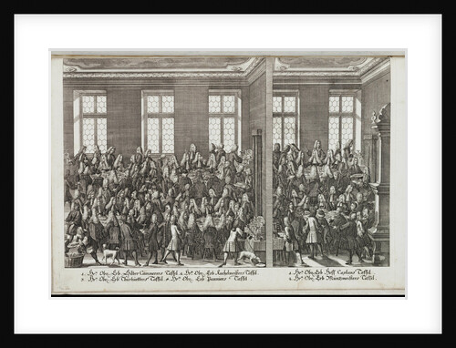 A banquet. Festival honoring Emperor Charles VI, 1712 by Christian Engelbrecht