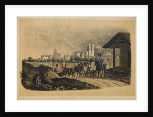 Near the city of Polotsk on July 25, 1812, 1820s by Christian Wilhelm von Faber du Faur