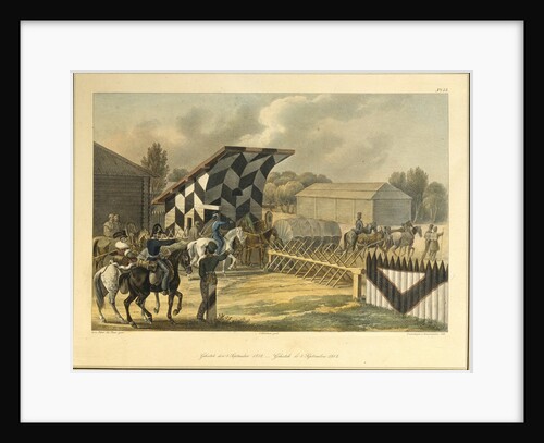 Gzhatsk on September 5, 1812, 1820s by Christian Wilhelm von Faber du Faur