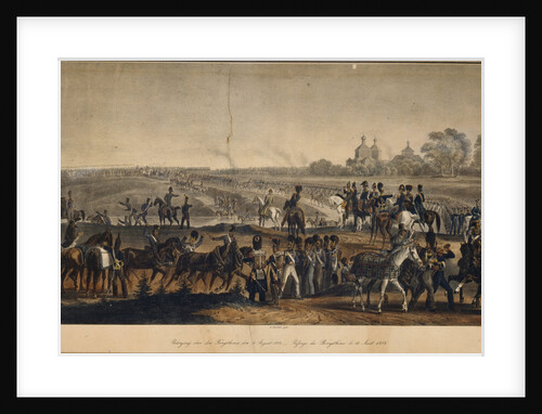 The Crossing the Dnieper on August 14, 1812, 1820s by Christian Wilhelm von Faber du Faur